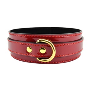 Red Bondage Collar