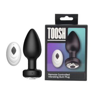 Toosh Remote Controlled Silicone Vibrating Butt Plug