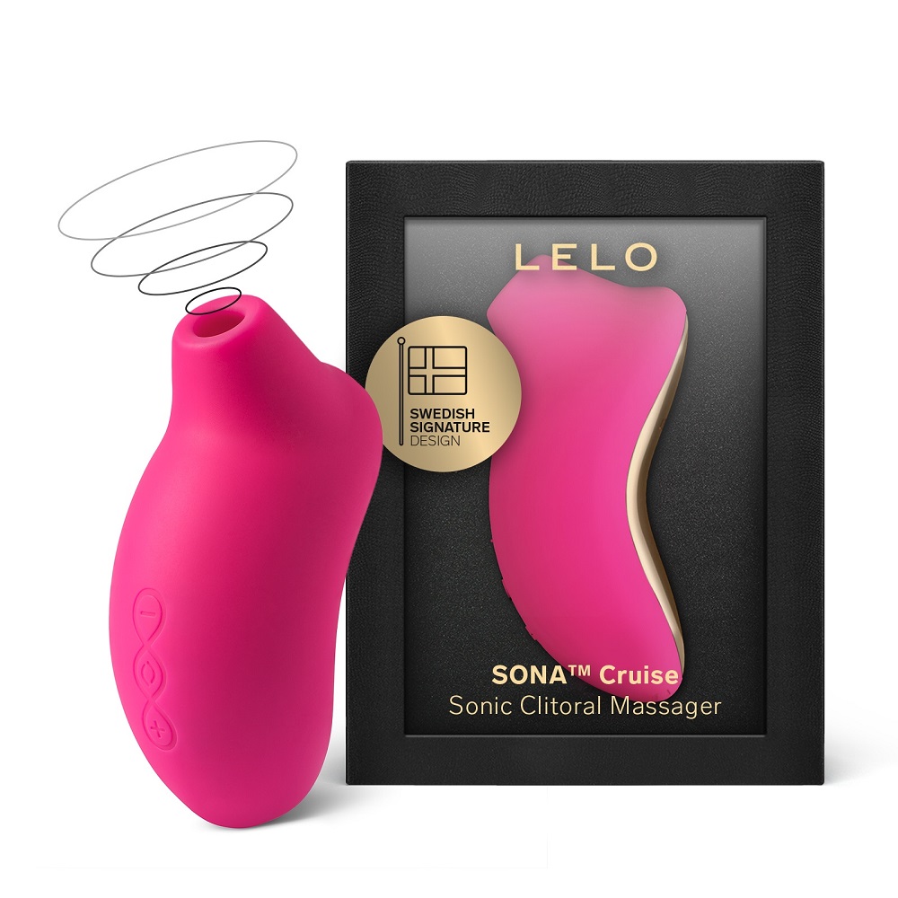 LELO SONA Cruise Clitoral Massager Cerise
