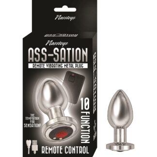 Remote Controlled Vibrating Metal Butt Plug