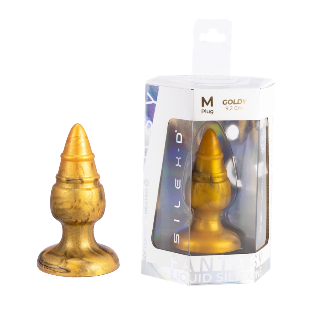 SilexD Fantasy Collection Goldy Butt Plug Medium